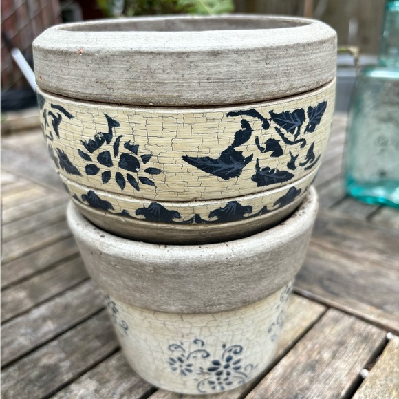 4 Previous Pier 1 Outdoor Clay Pot Candle Holders - Picture 9 of 10